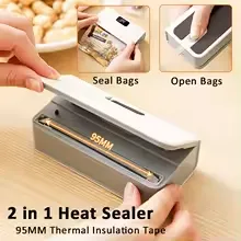 2-in-1 Handheld Heat Sealer with LED Display view 1