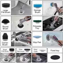 Electric Spin Scrubber Cleaning Kit view 1