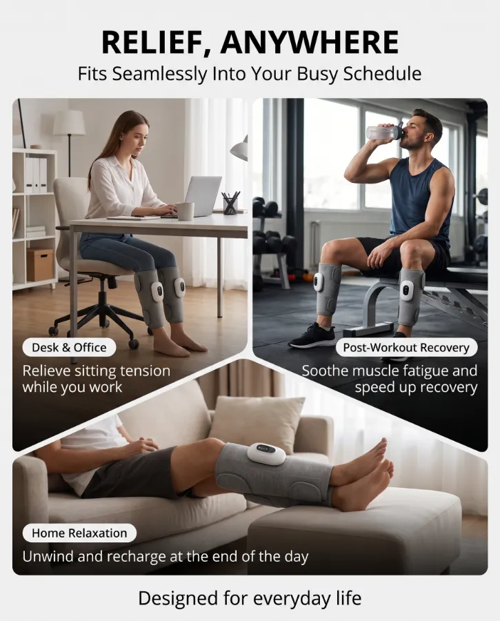 Cordless Air Pressure Leg Massager view 3