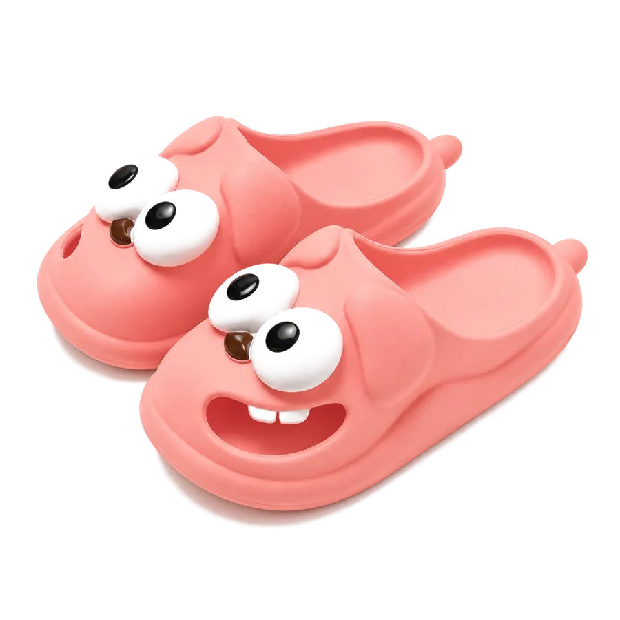 SoleMates™ Kissing Slippers — 3D Character Slides view 3