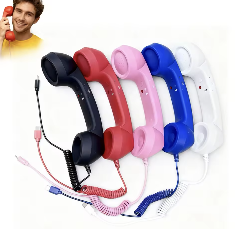 Retro Handset for Smartphones: Vintage Call Style, Modern Comfort