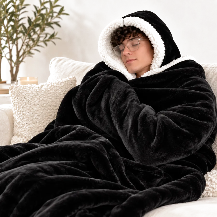 CloudHeat™ Cozy Hooded Heated Blanket view 2