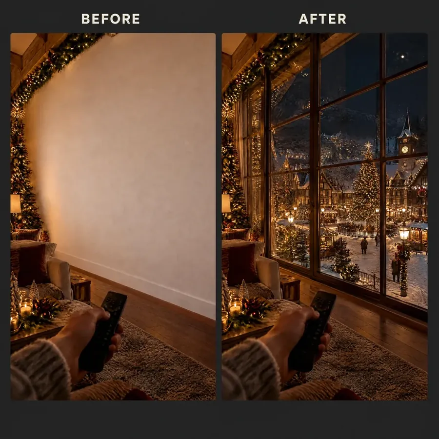 CineGlow™ Mini Smart Projector view 3