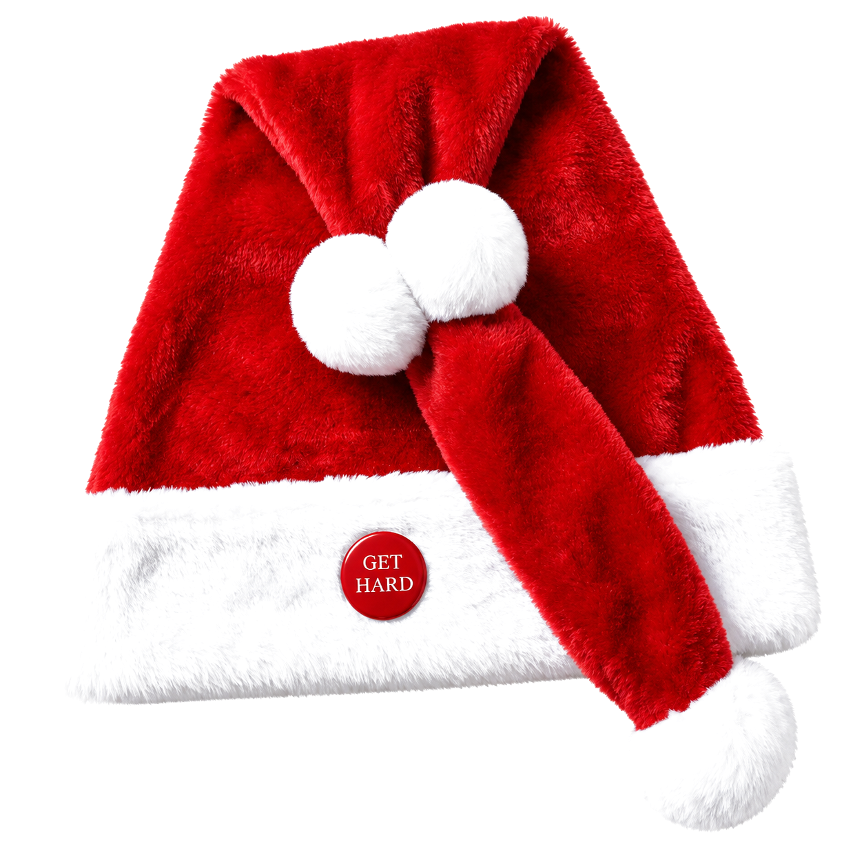 Cockyhat™ Button-Activated Novelty Santa Hat