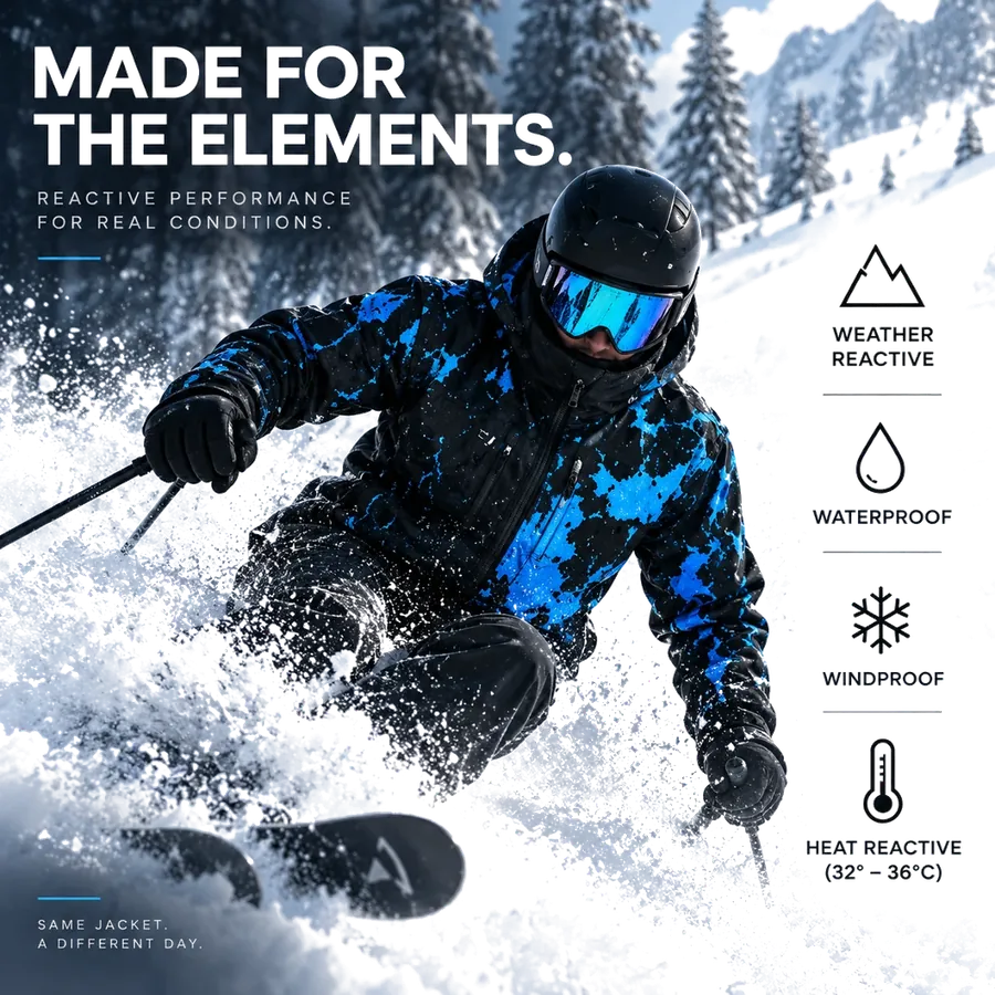 SnowShift™ Color-Changing Winter Jacket view 3