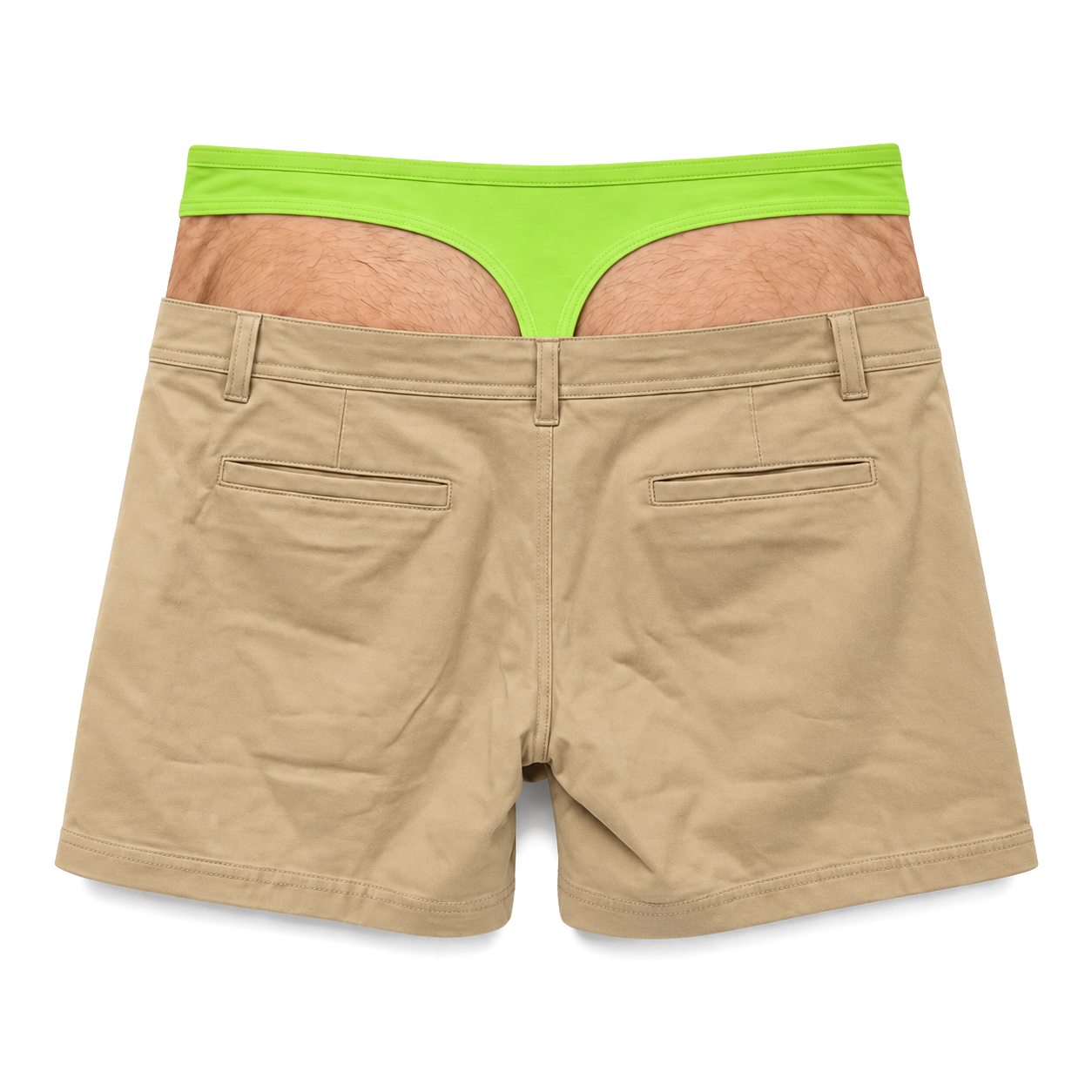 ForeCheeks™ Thong Illusion Shorts