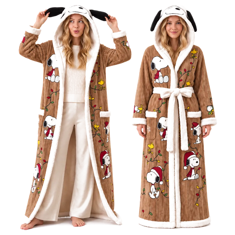 Snoopy Heated Hooded Robe view 1